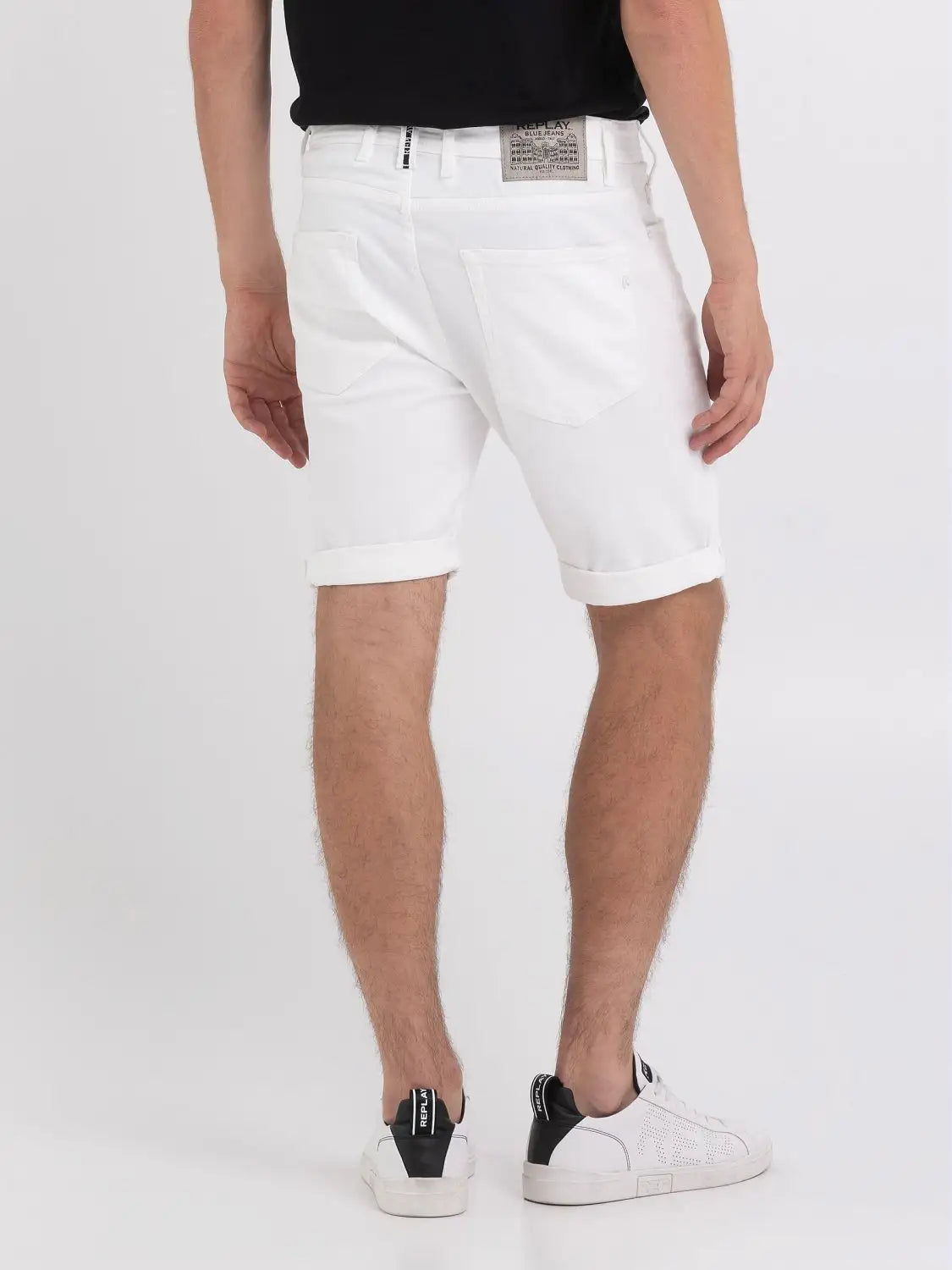 PANTALONES CORTOS VAQUEROS AJUSTADOS TAPERED FIT - BLANCO - REPLAY | MA981Y.000.8005301