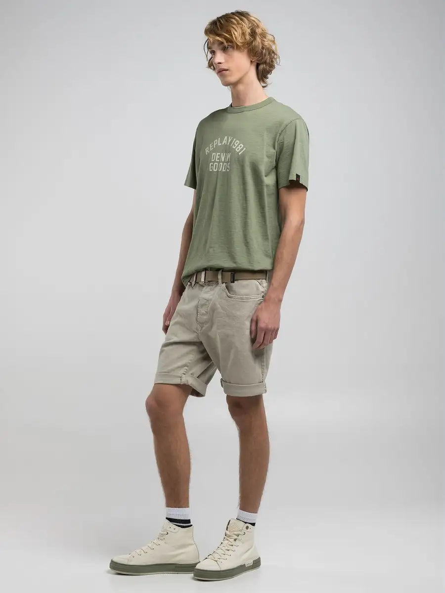 BERMUDAS TAPERED RBJ.981 - BEIGE - REPLAY | MA981Y.000.8488780
