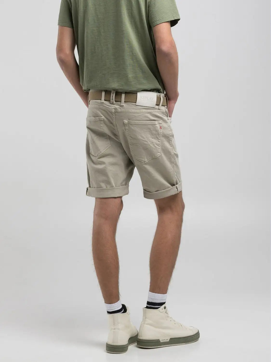 BERMUDAS TAPERED RBJ.981 - BEIGE - REPLAY | MA981Y.000.8488780