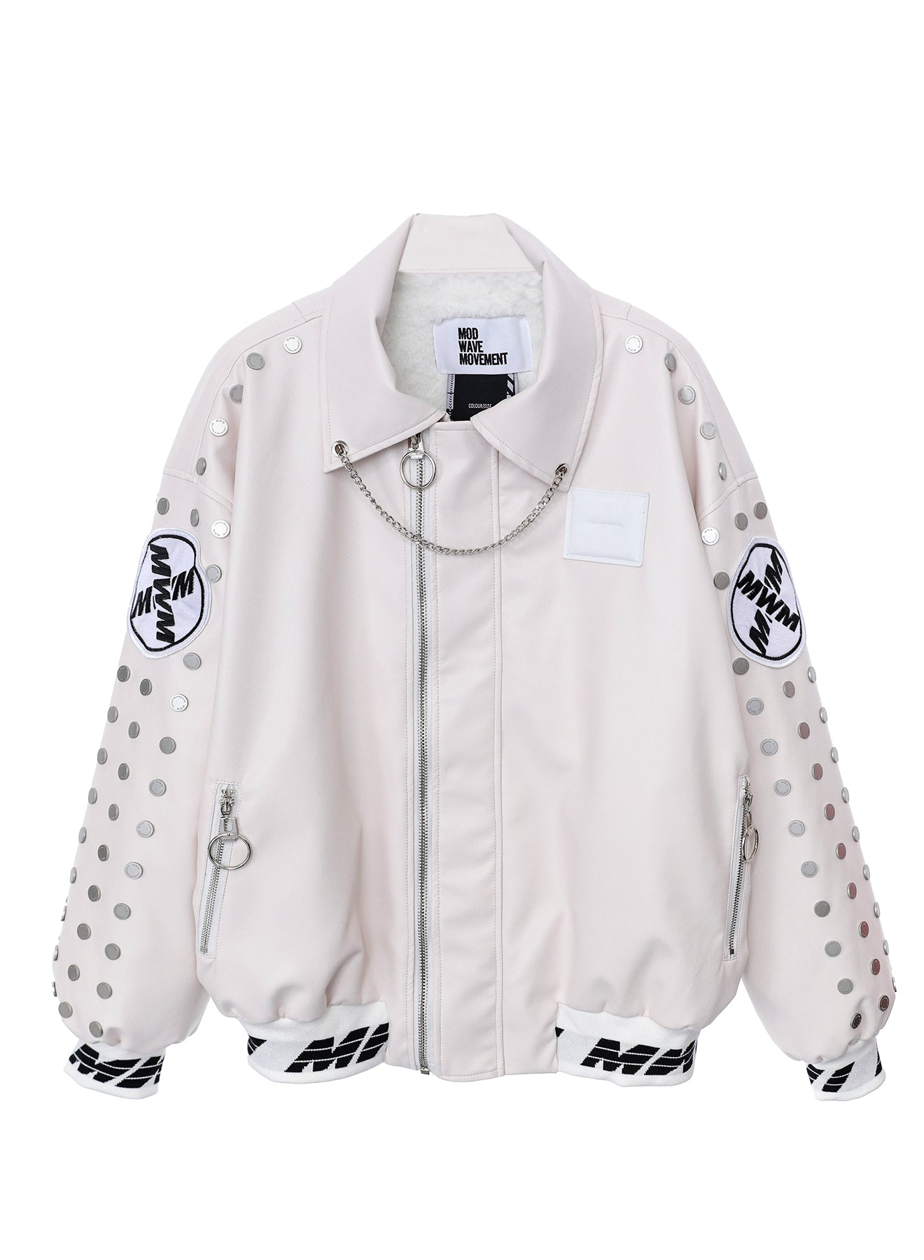 CHAQUETA BOMBER "WINGS" ALAS - ECRU - WINGS CAPSULE MOD WAVE MOVEMENT | MW093070104