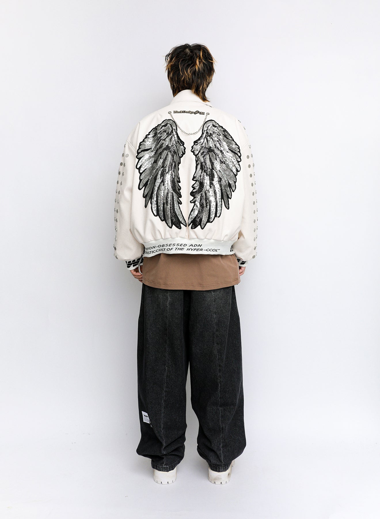 CHAQUETA BOMBER "WINGS" ALAS - ECRU - WINGS CAPSULE MOD WAVE MOVEMENT | MW093070104