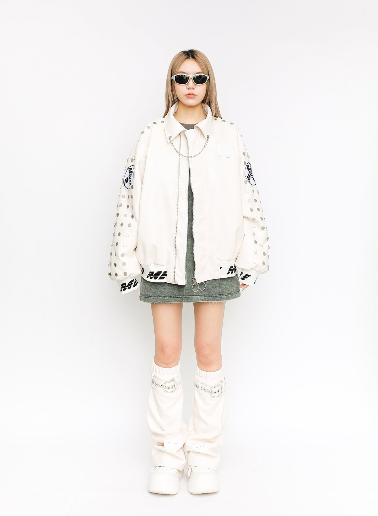 CHAQUETA BOMBER "WINGS" ALAS - ECRU - WINGS CAPSULE MOD WAVE MOVEMENT | MW093070104