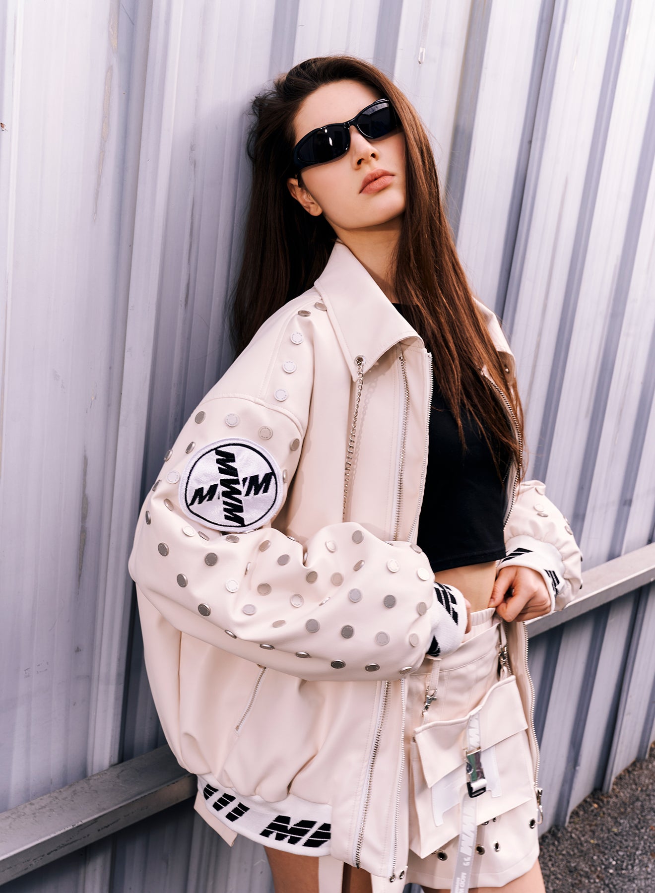 CHAQUETA BOMBER "WINGS" ALAS - ECRU - WINGS CAPSULE MOD WAVE MOVEMENT | MW093070104