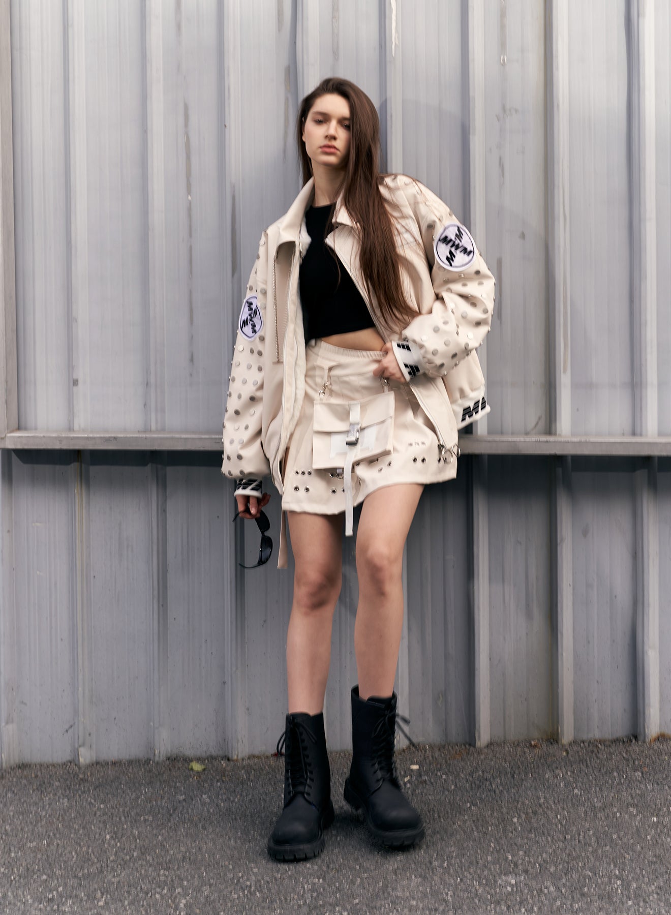 CHAQUETA BOMBER "WINGS" ALAS - ECRU - WINGS CAPSULE MOD WAVE MOVEMENT | MW093070104
