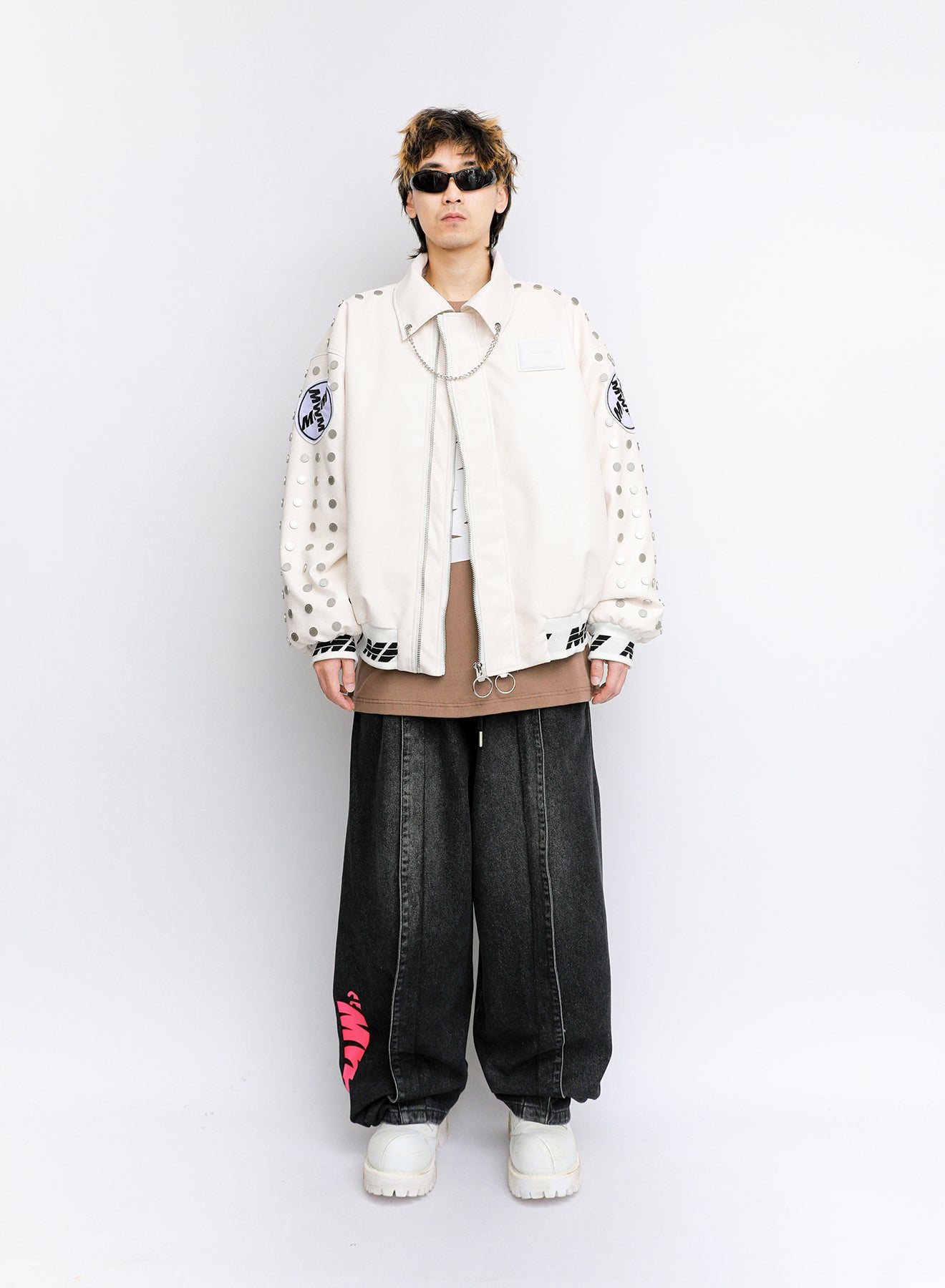CHAQUETA BOMBER "WINGS" ALAS - ECRU - WINGS CAPSULE MOD WAVE MOVEMENT | MW093070104