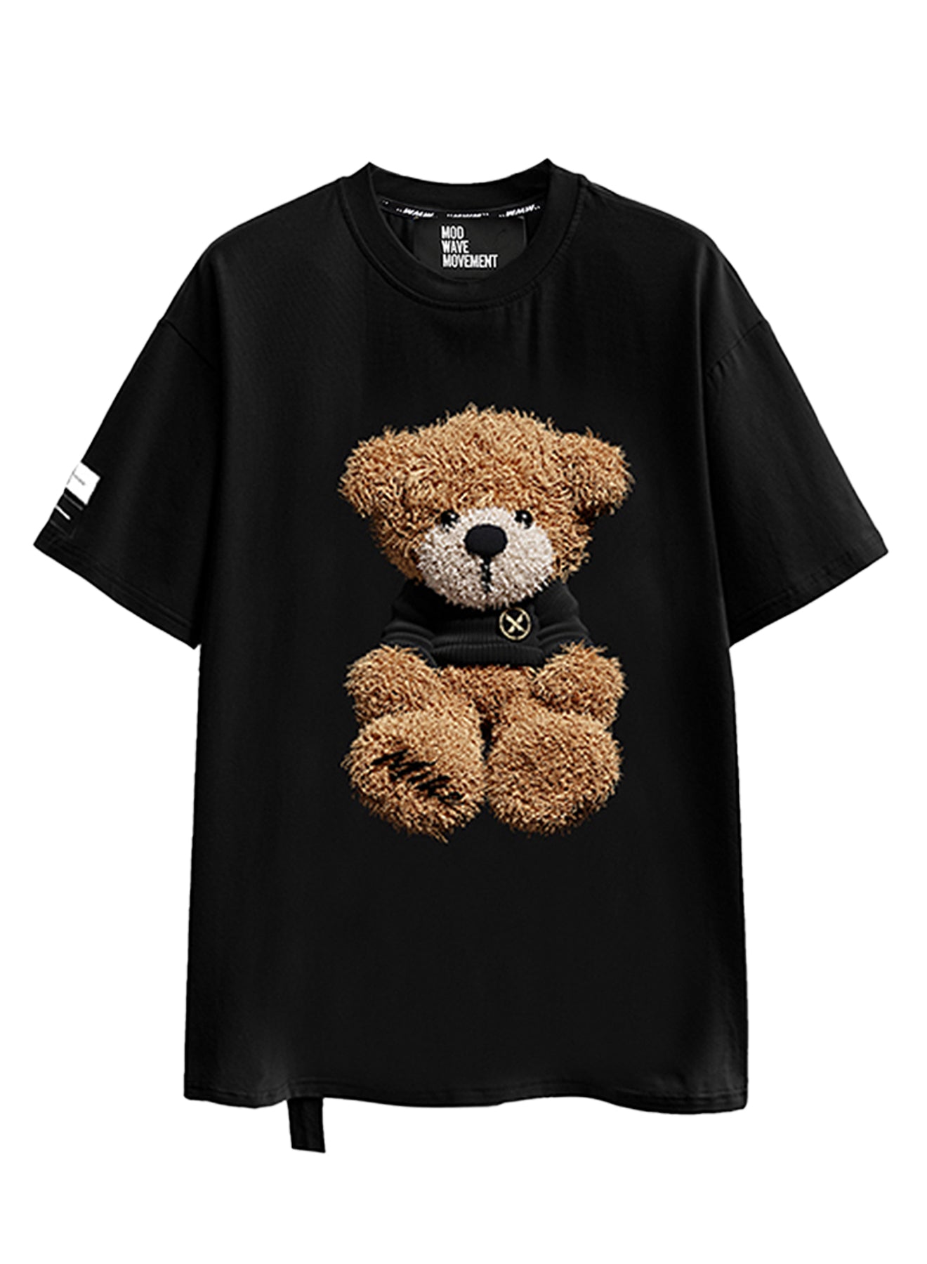 CAMISETA "TEDDY" - NEGRO - TEDDY CAPSULE MOD WAVE MOVEMENT | MW092020058