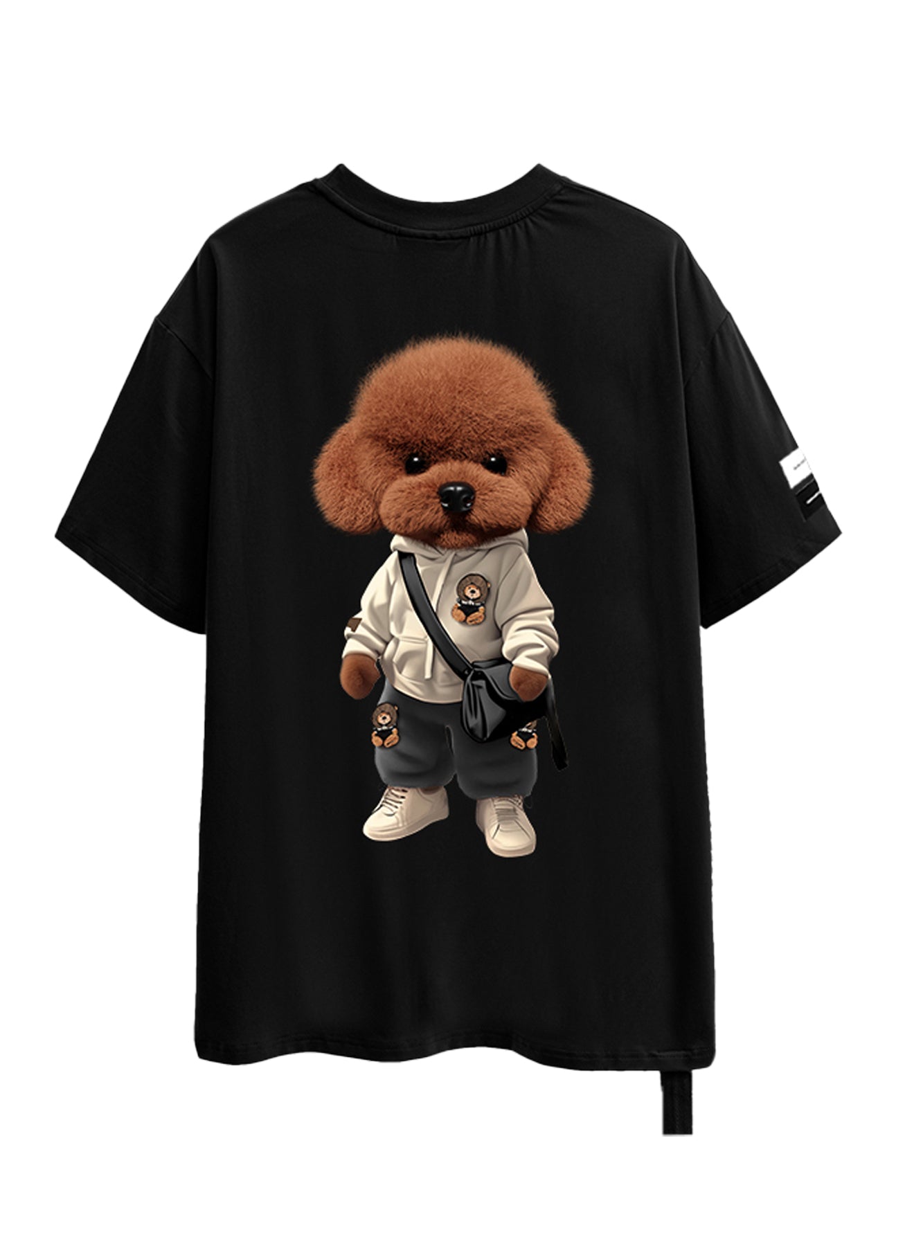 CAMISETA "TEDDY" - NEGRO - TEDDY CAPSULE MOD WAVE MOVEMENT | MW092020061