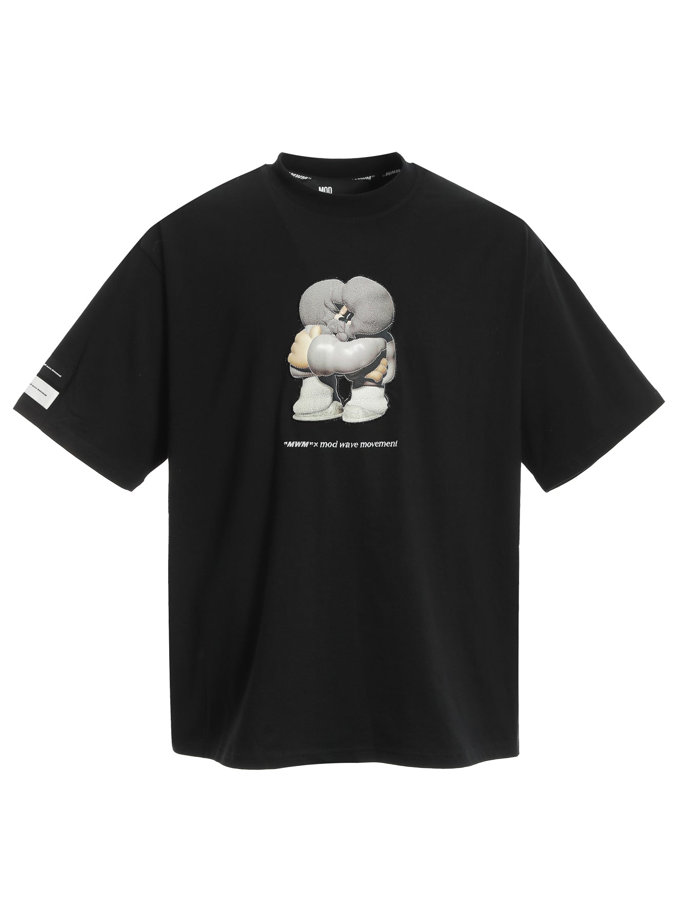 CAMISETA "VANGUARD´S DOG" - NEGRO - BLACK CAPSULE MOD WAVE MOVEMENT | MW092020086