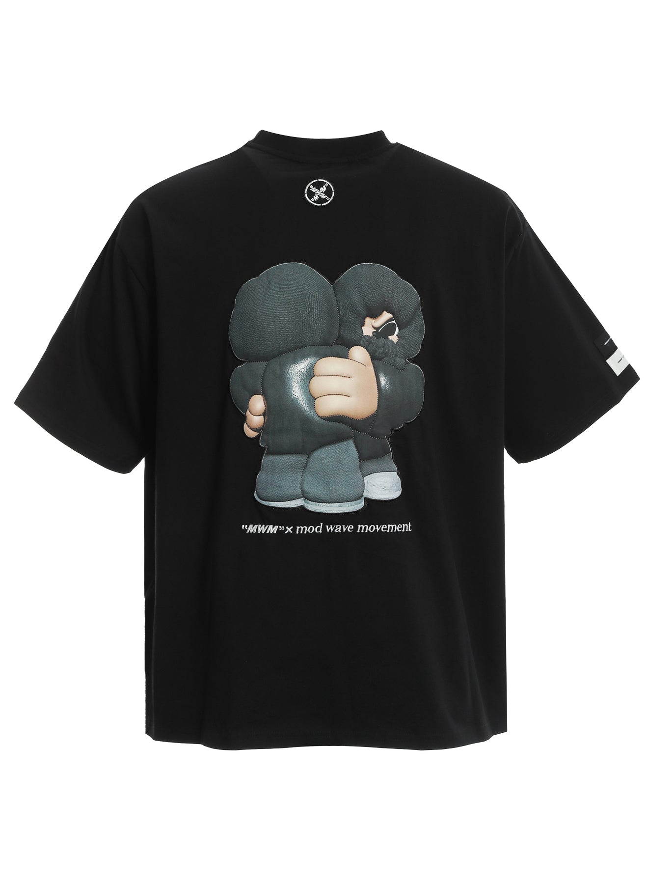 CAMISETA "VANGUARD´S DOG" - NEGRO - BLACK CAPSULE MOD WAVE MOVEMENT | MW092020086