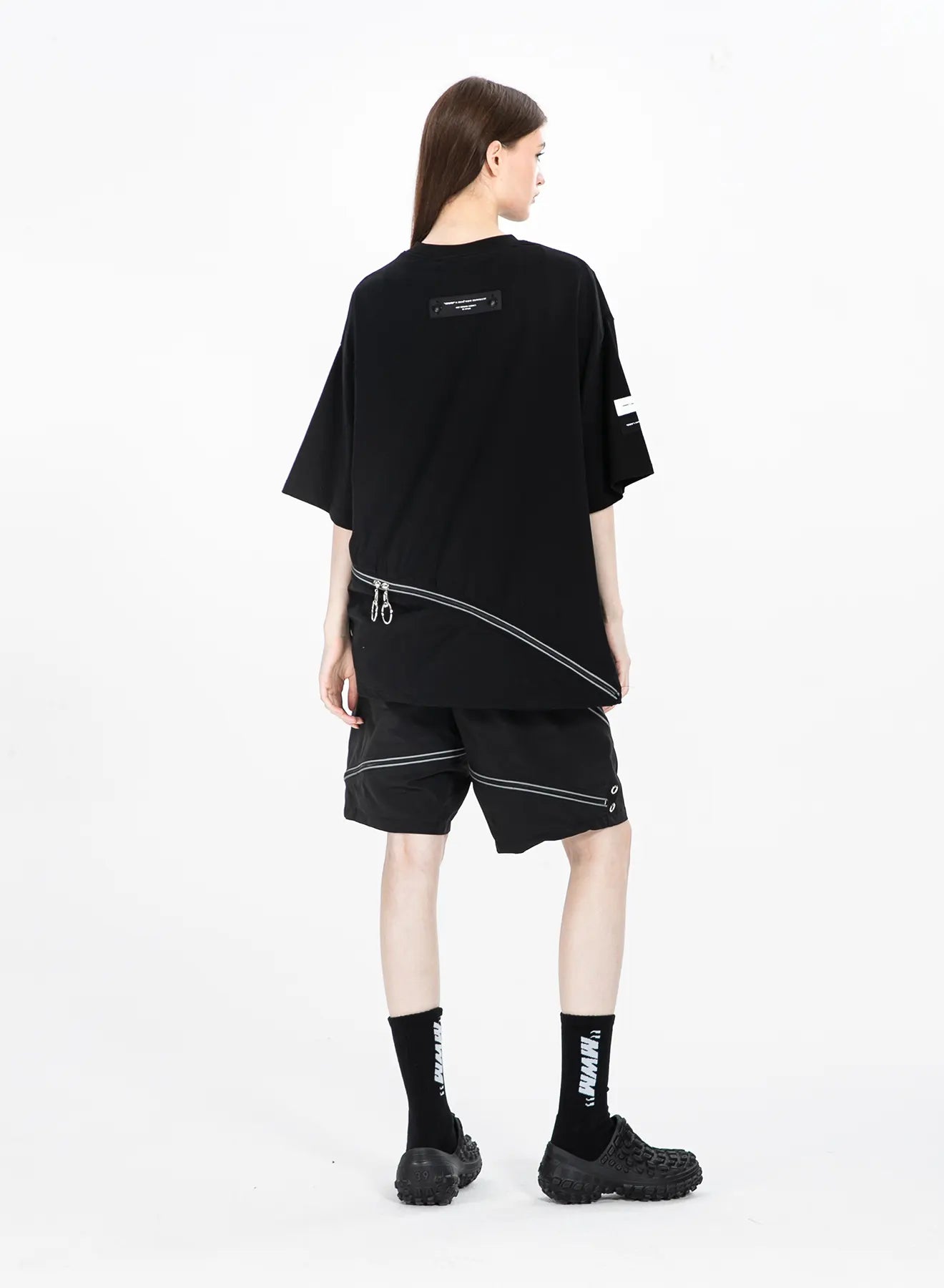 CAMISETA "ZIP" - NEGRO - BLACK CAPSULE MOD WAVE MOVEMENT | MW092020376