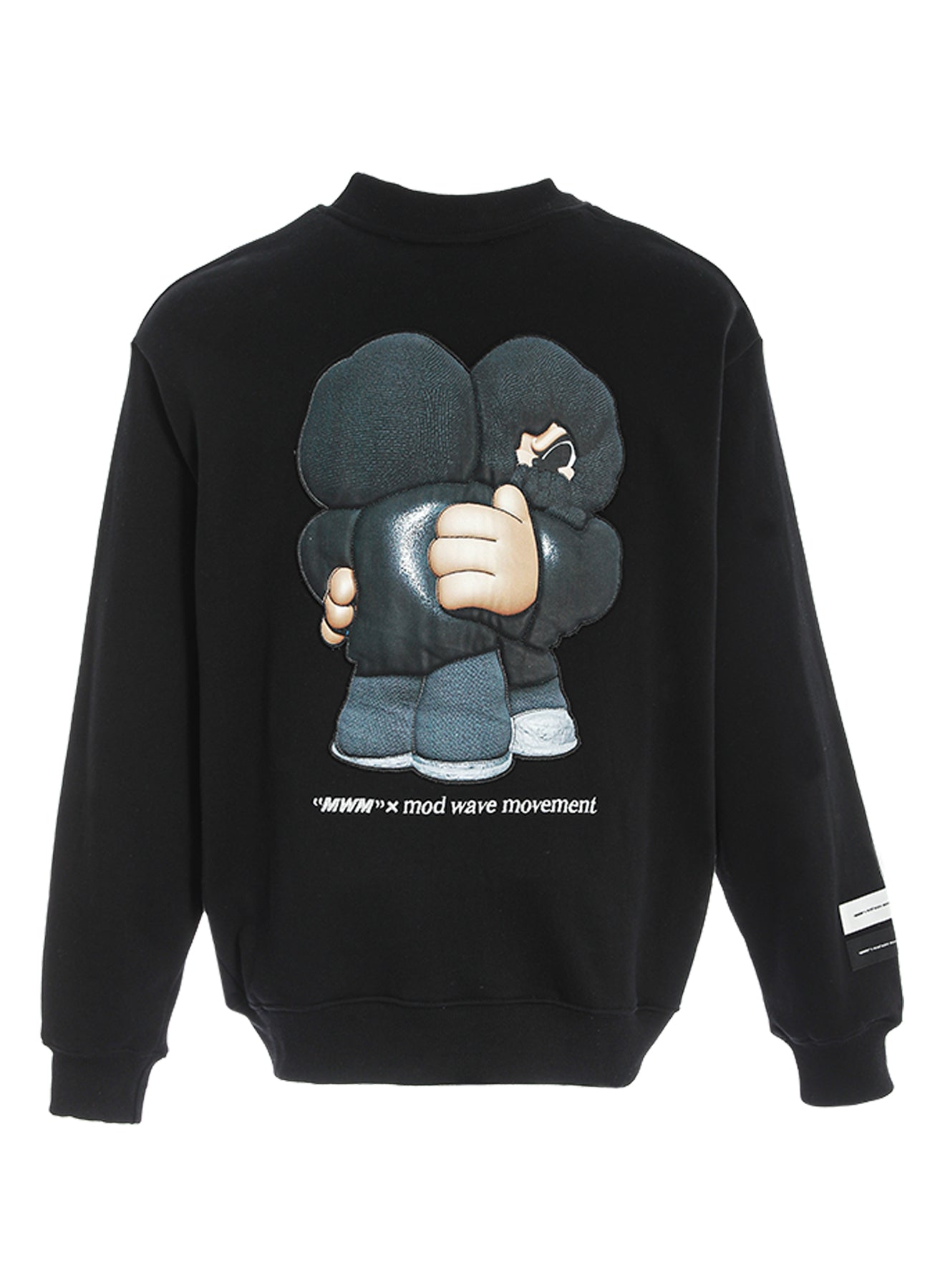 SUDADERA "VANGUARD'S DOG" - NEGRO - VANGUARD'S DOG CAPSULE MOD WAVE MOVEMENT | MW093060087
