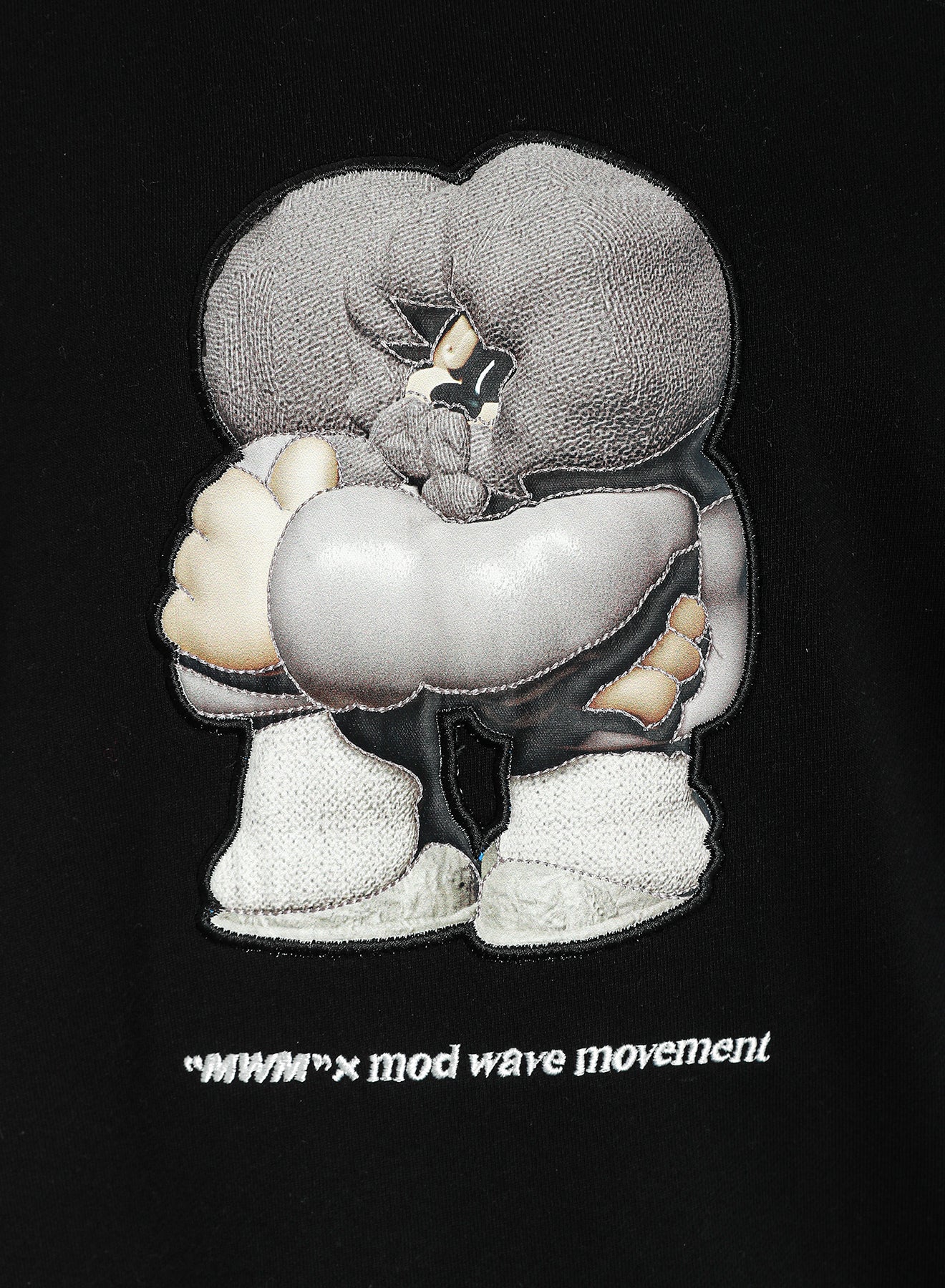 SUDADERA "VANGUARD'S DOG" - NEGRO - VANGUARD'S DOG CAPSULE MOD WAVE MOVEMENT | MW093060087