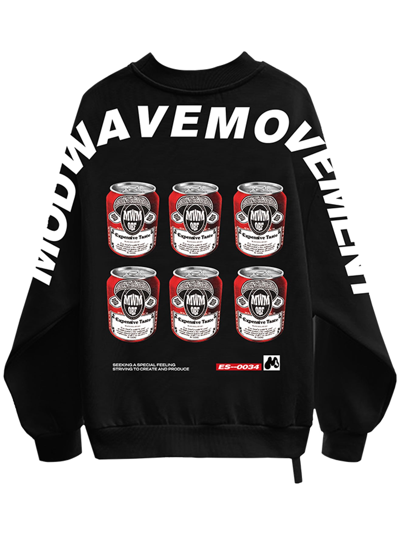 SUDADERA "BEER" - NEGRO - VANGUARD'S DOG CAPSULE MOD WAVE MOVEMENT | MW093060132