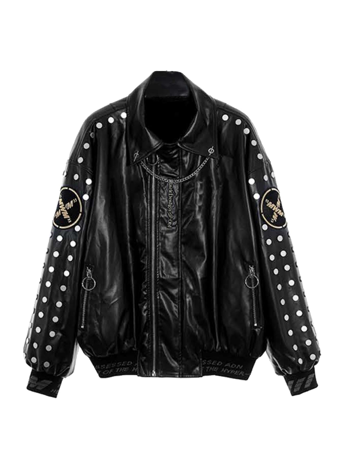 CHAQUETA BOMBER "WINGS" ALAS - NEGRO - WINGS CAPSULE MOD WAVE MOVEMENT | MW093070104