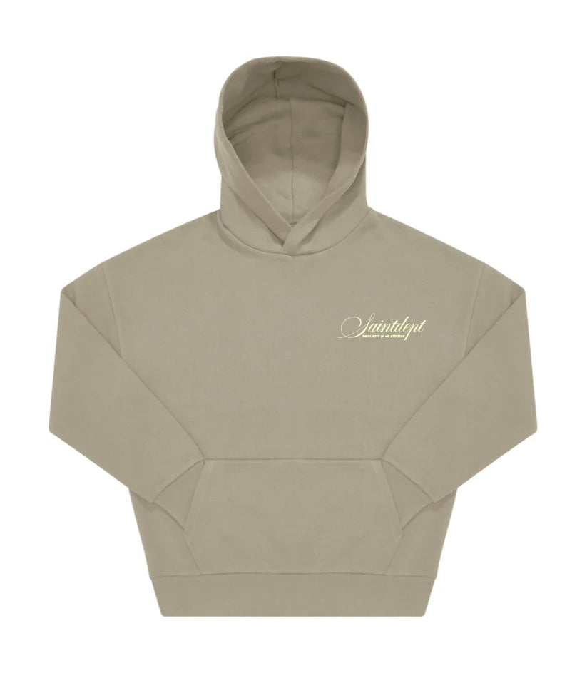 SUDADERA CON CAPUCHA "SIMPLE" - BEIGE - SAINT DEPT