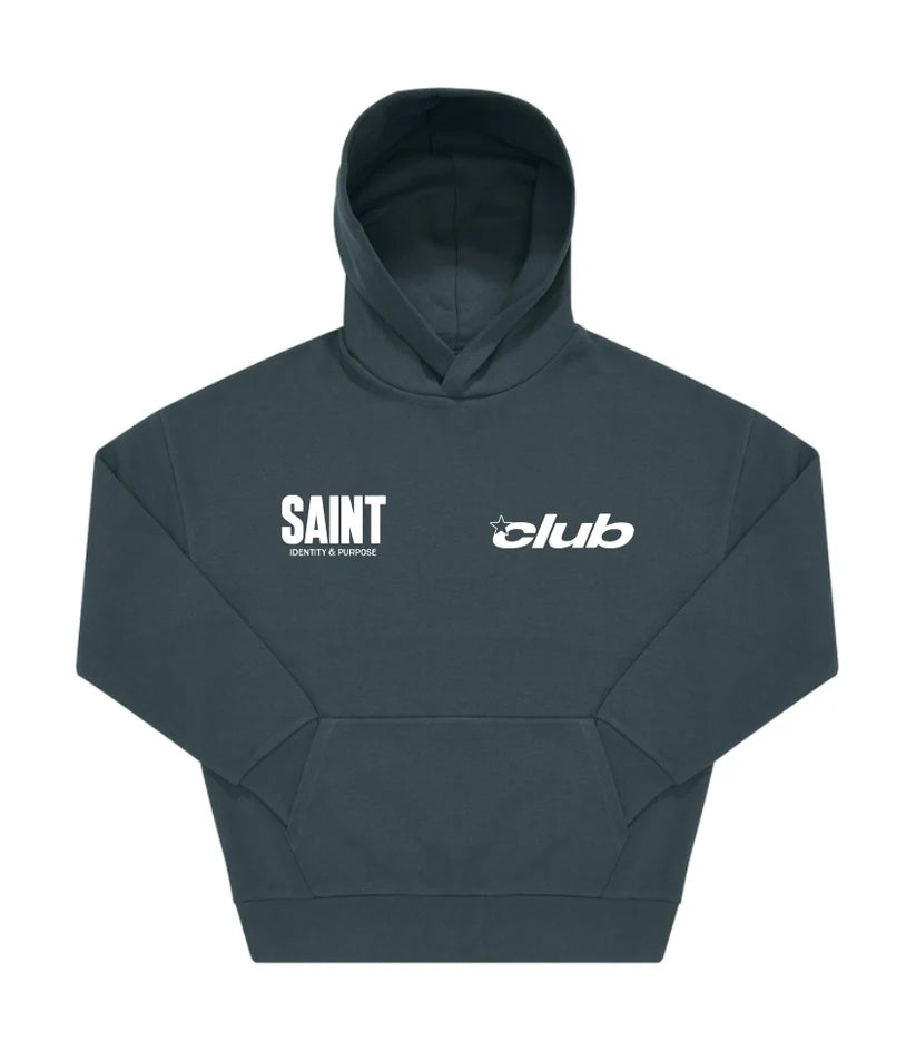 SUDADERA CON CAPUCHA "STARCLUB" - VERDE - SAINT DEPT