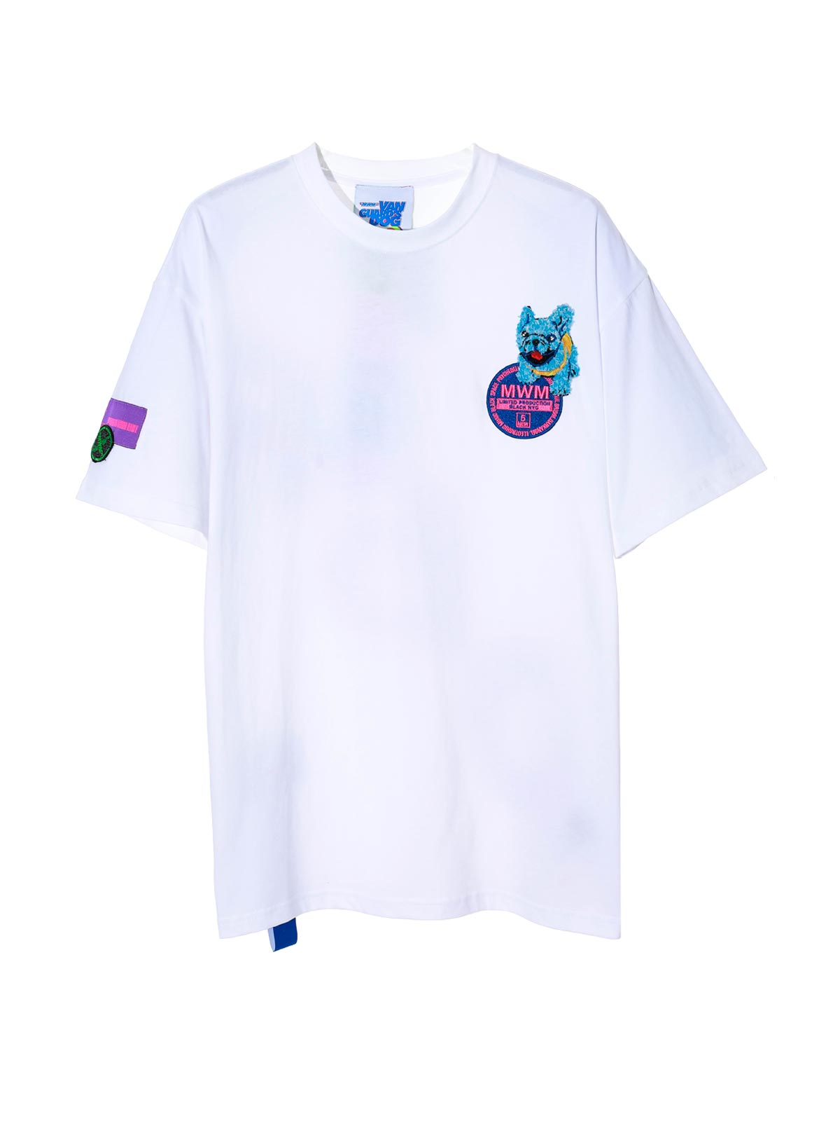 CAMISETA OVERSIZE "BULLDOG" - BLANCO - BLACK CAPSULE MOD WAVE MOVEMENT | VD072020397