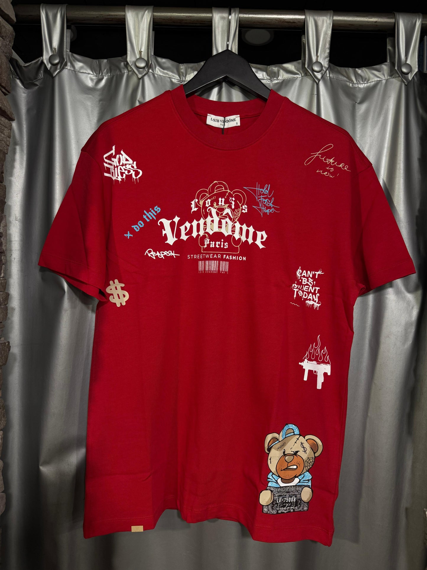 CAMISETA "DANGER DREAM" - ROJO - LOUIS VENDOME PARIS | LV L80