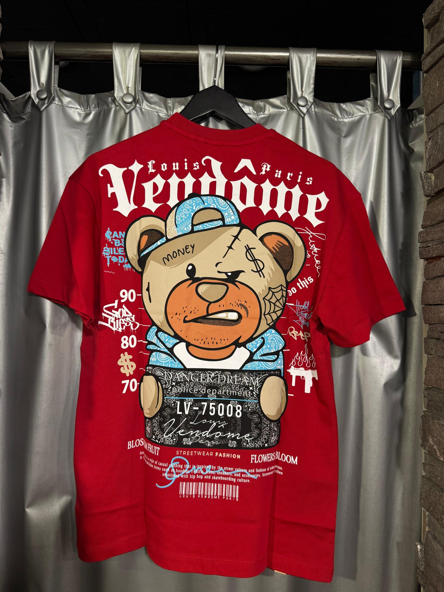 CAMISETA "DANGER DREAM" - ROJO - LOUIS VENDOME PARIS | LV L80