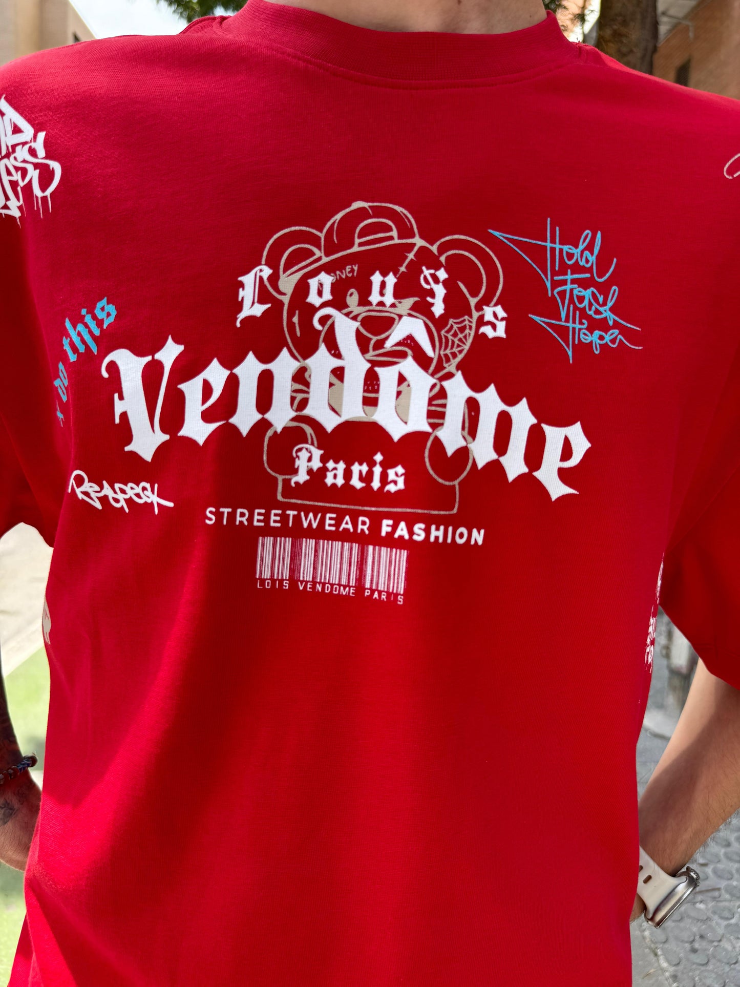 CAMISETA "DANGER DREAM" - ROJO - LOUIS VENDOME PARIS | LV L80