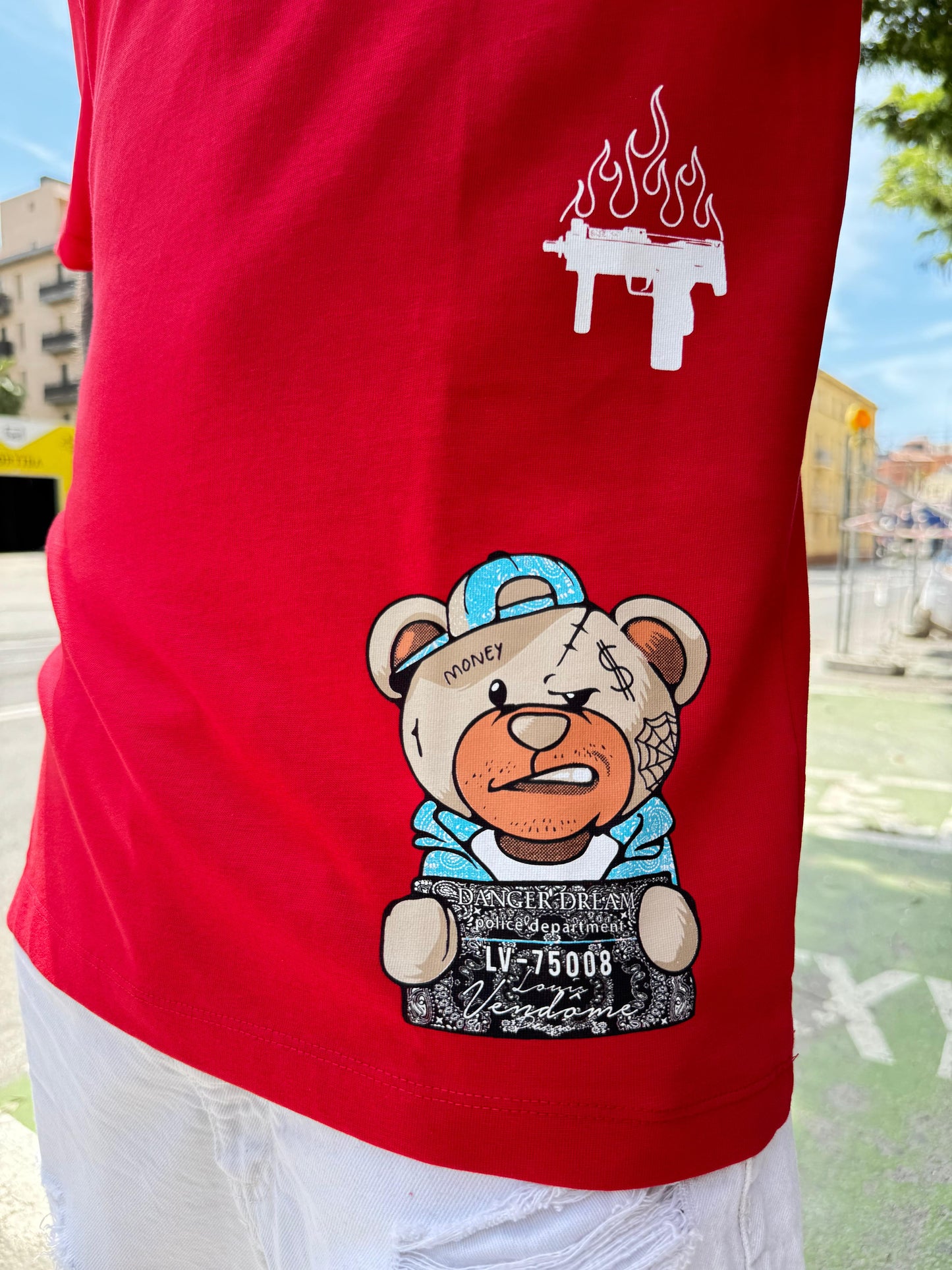 CAMISETA "DANGER DREAM" - ROJO - LOUIS VENDOME PARIS | LV L80