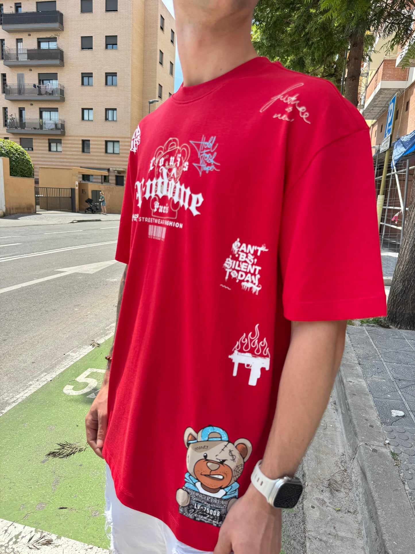 CAMISETA "DANGER DREAM" - ROJO - LOUIS VENDOME PARIS | LV L80