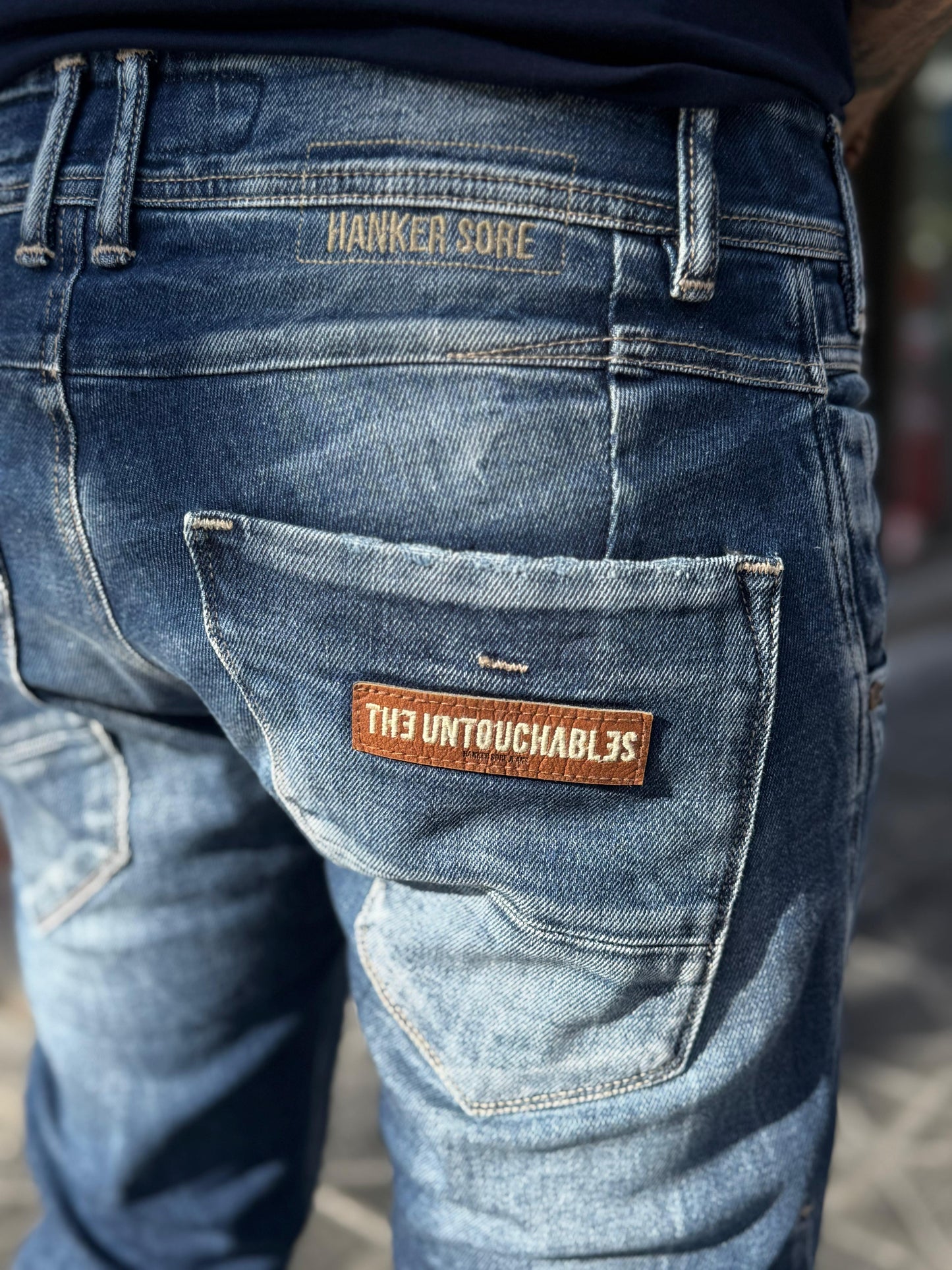 PANTALÓN VAQUERO AJUSTADO SKINNY "EKIM" - AZUL - THE UNTOUCHABLES | THE-2247