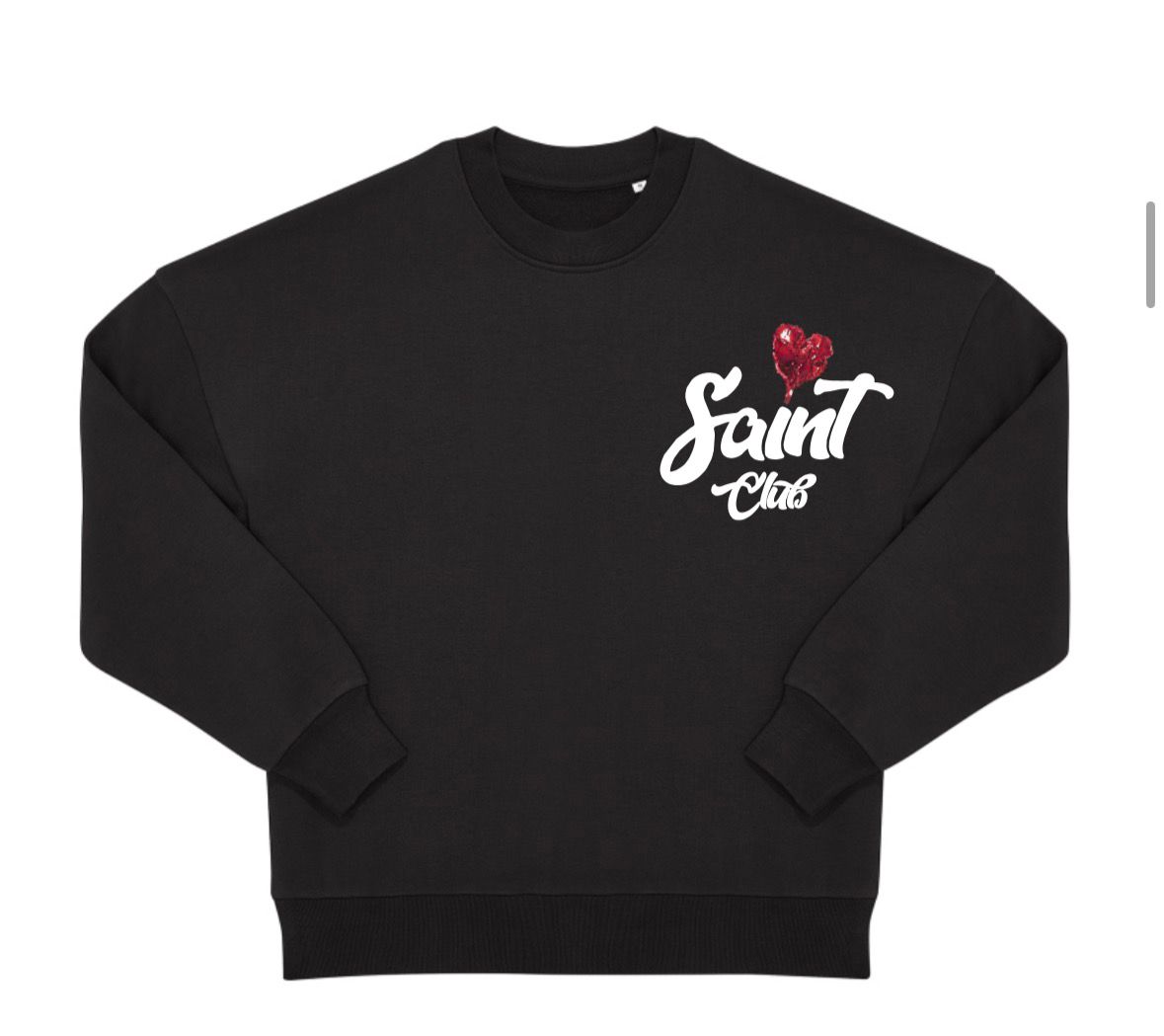 SUDADERA "BALLOON" - NEGRO - SAINT DEPT