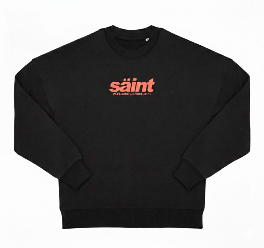 SUDADERA "MULTILOG" - NEGRO - SAINT DEPT