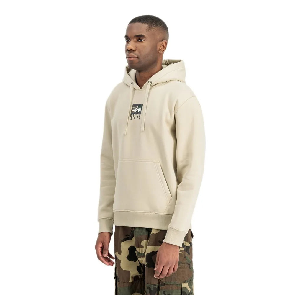 SUDADERA CAPUCHA "DRIPPING CAMO PRINT" - BEIGE - ALPHA INDUSTRIES | 268338