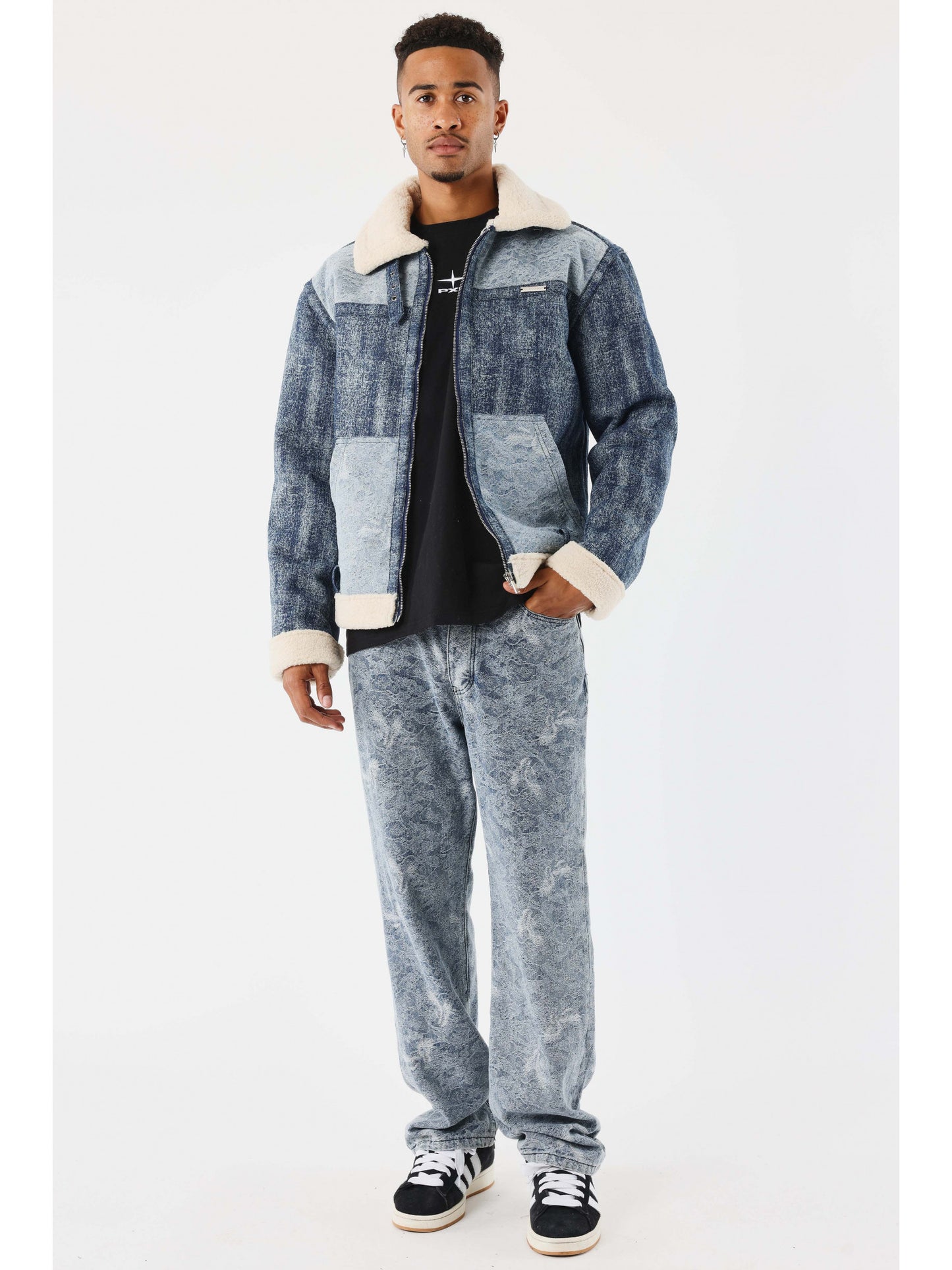 CHAQUETA BOMBER "LACE" - AZUL - PROJECT X PARIS | 2593012-BL