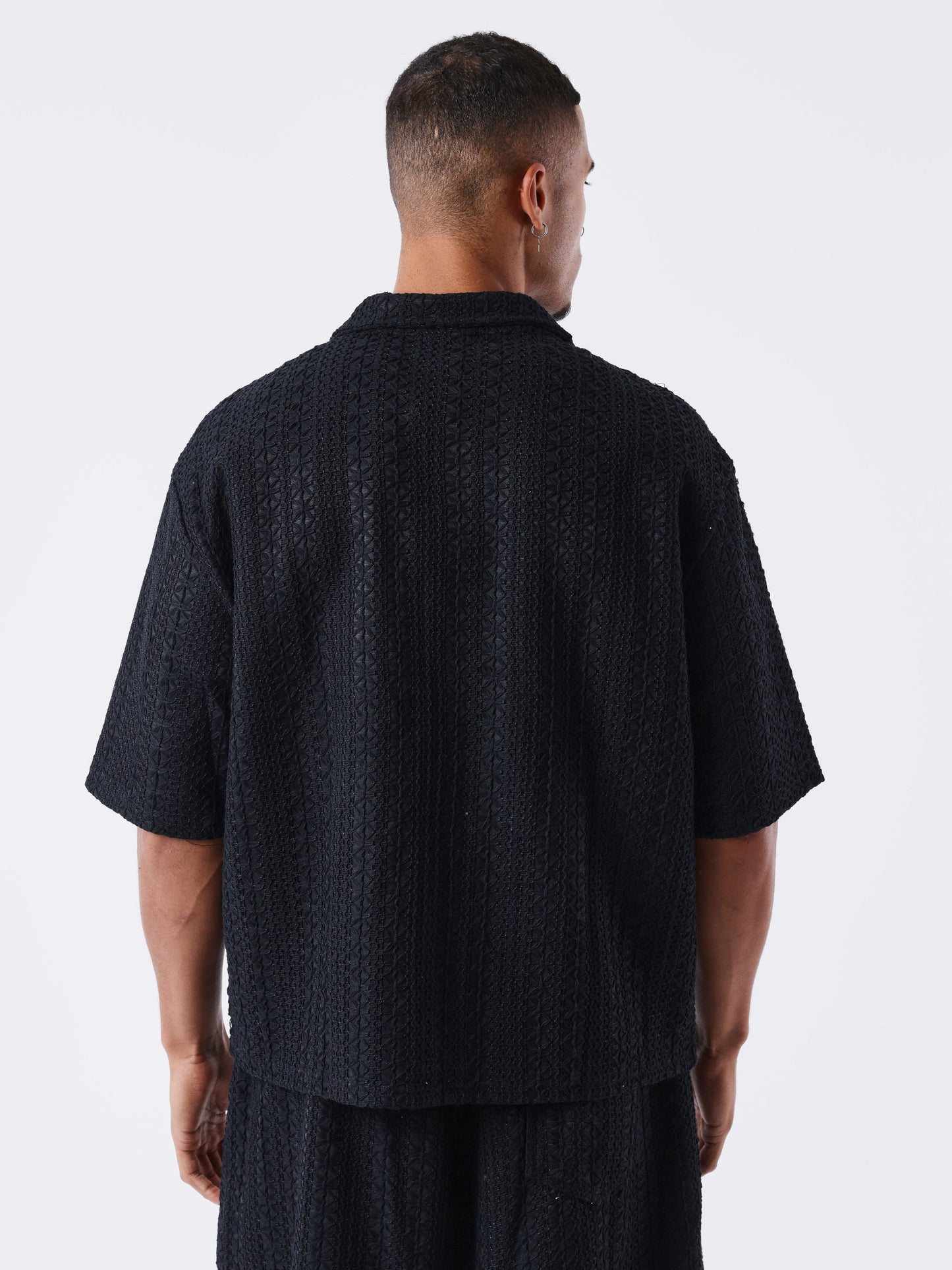 CAMISA DE MANGA CORTA CABANA - NEGRO - PROJECT X PARIS | PXP 2510168_BK