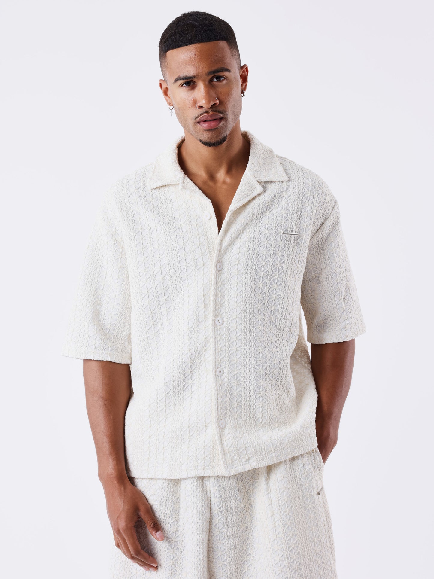 CAMISA DE MANGA CORTA CABANA - BLANCO ROTO - PROJECT X PARIS | PXP 2510168_OW