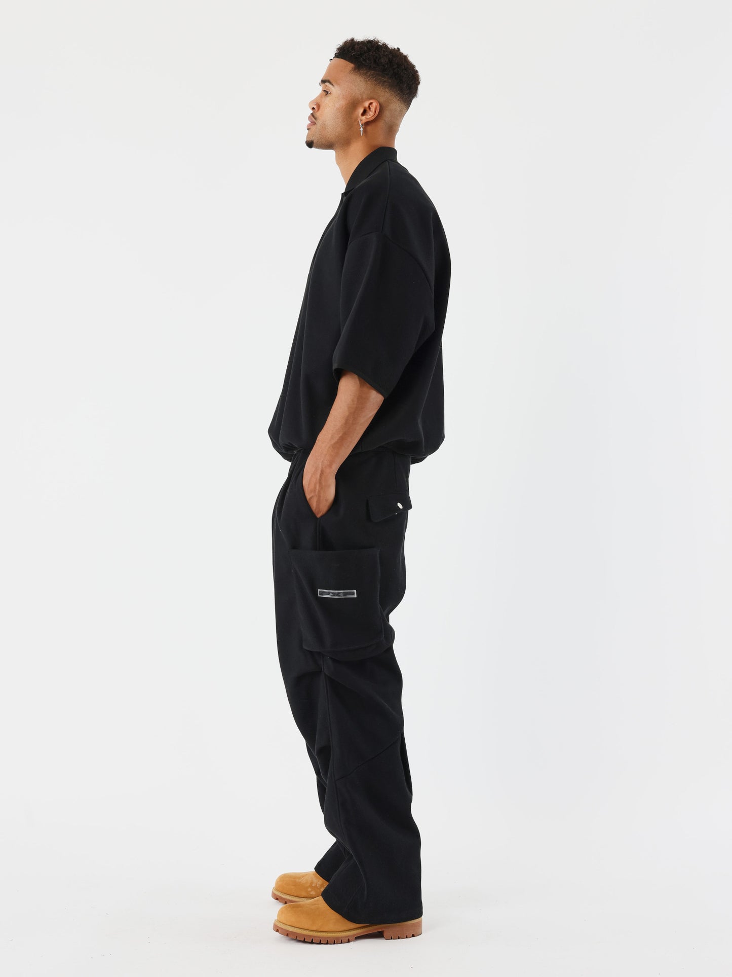 PANTALÓN BAGGY BOXY - NEGRO - PROJECT X PARIS | PXP 2544502_BK