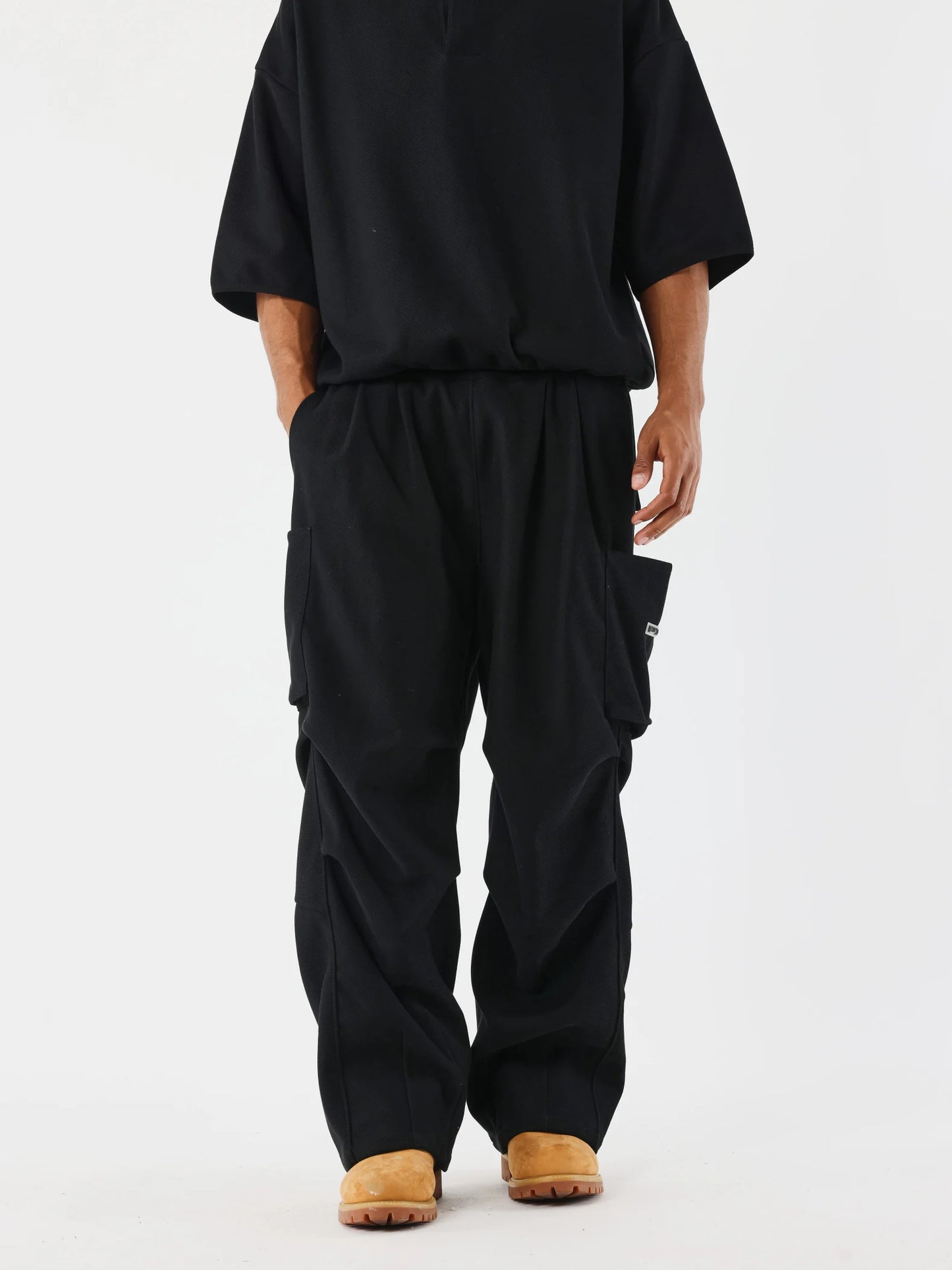 PANTALÓN BAGGY BOXY - NEGRO - PROJECT X PARIS | PXP 2544502_BK