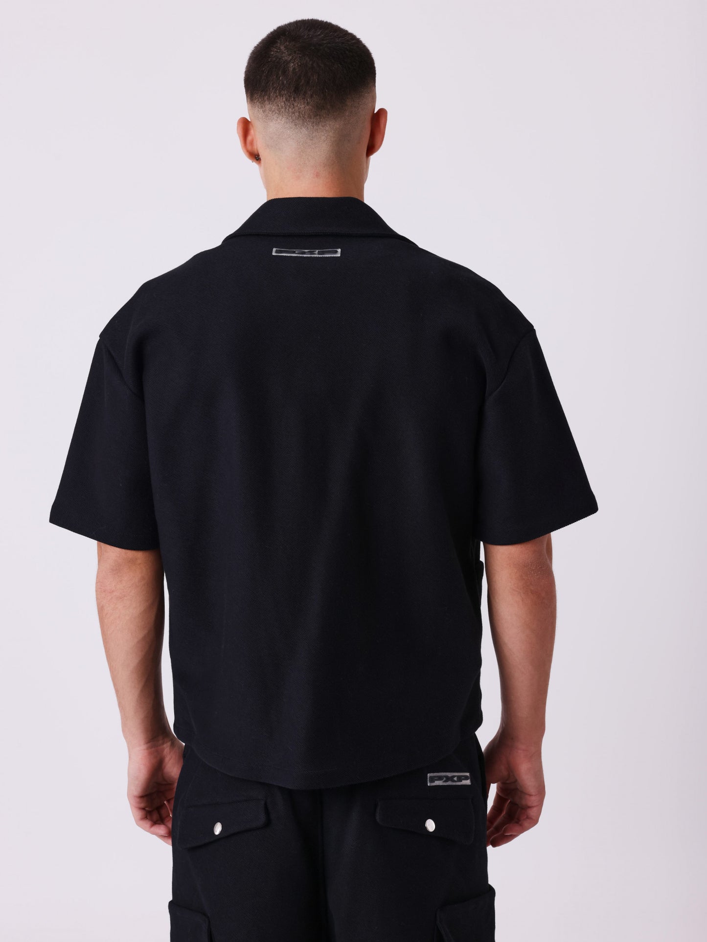 CAMISA MANGA CORTA BOXY - NEGRO - PROJECT X PARIS | PXP 2512017_BK