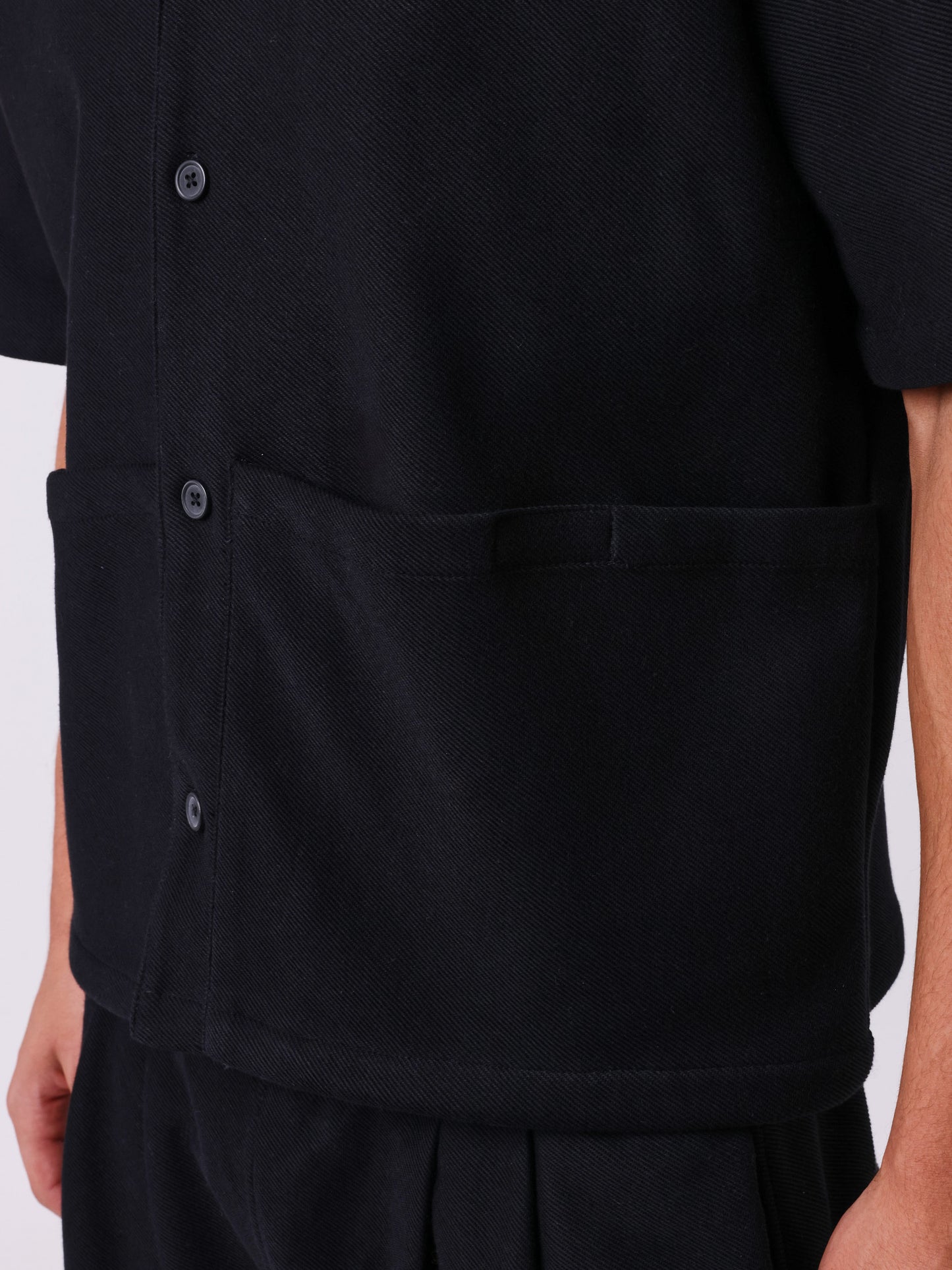 CAMISA MANGA CORTA BOXY - NEGRO - PROJECT X PARIS | PXP 2512017_BK