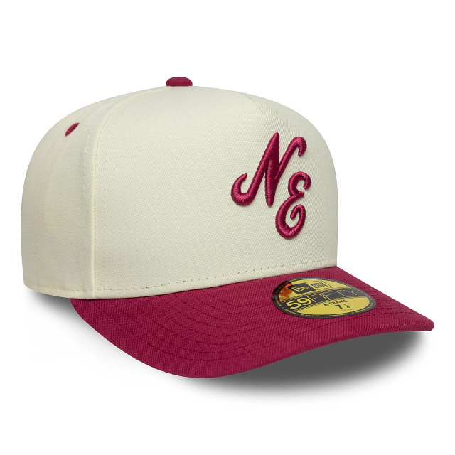 GORRA 59FIFTY "NE SCRIPT" PC NEWERA - BEIGE/ROJO - NEW ERA | 60667618