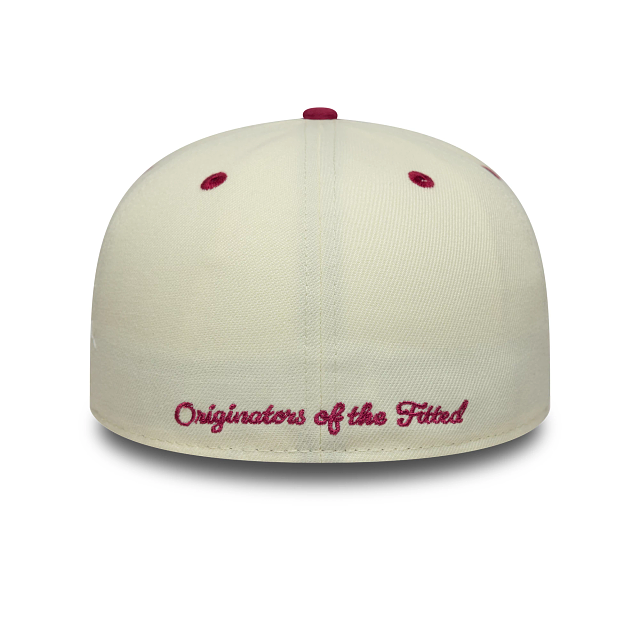 GORRA 59FIFTY "NE SCRIPT" PC NEWERA - BEIGE/ROJO - NEW ERA | 60667618