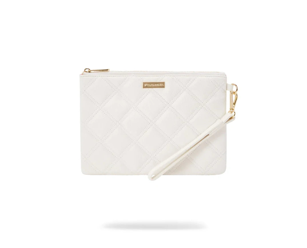 BOLSO POCHETTE RIVIERA WHITE GOLD - BLANCO - SPRAYGROUND | 910B4279NSZ