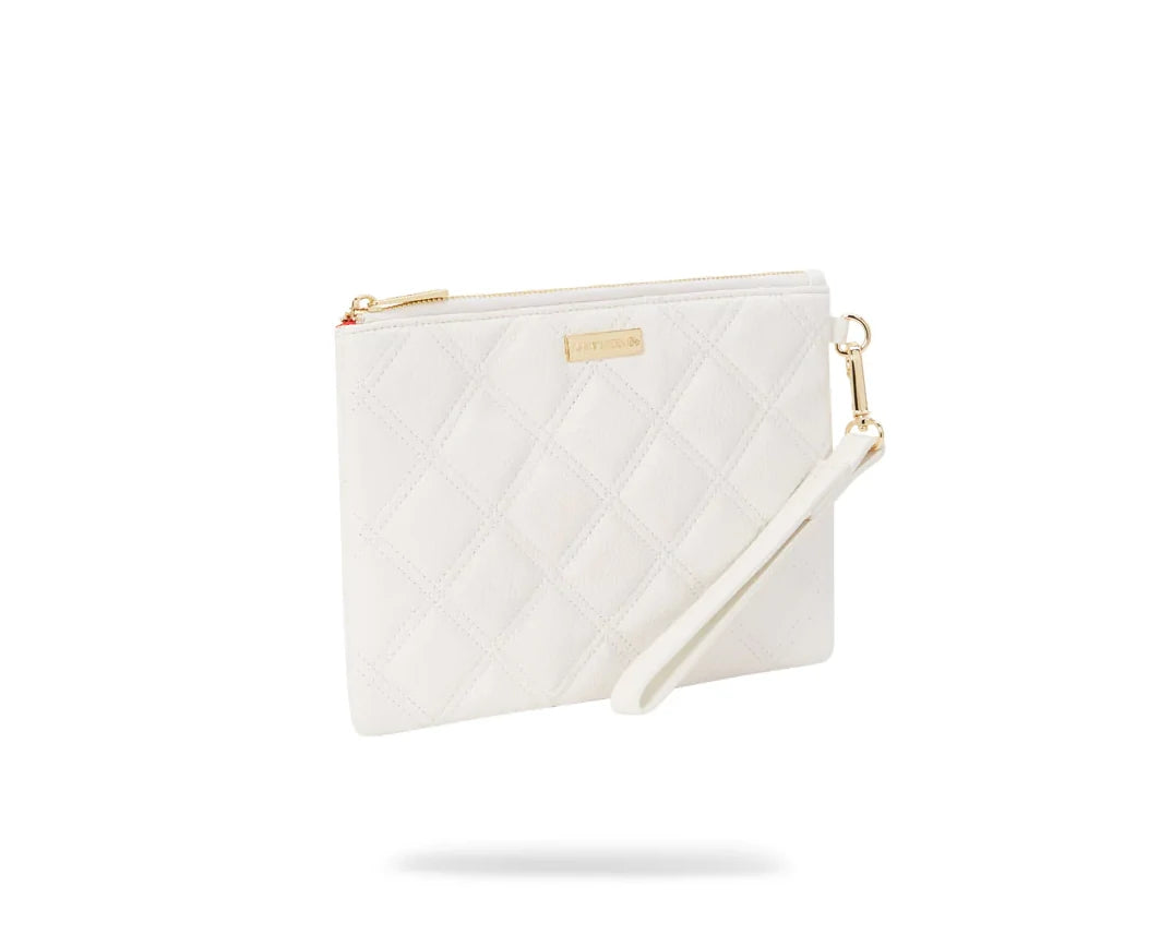 BOLSO POCHETTE RIVIERA WHITE GOLD - BLANCO - SPRAYGROUND | 910B4279NSZ