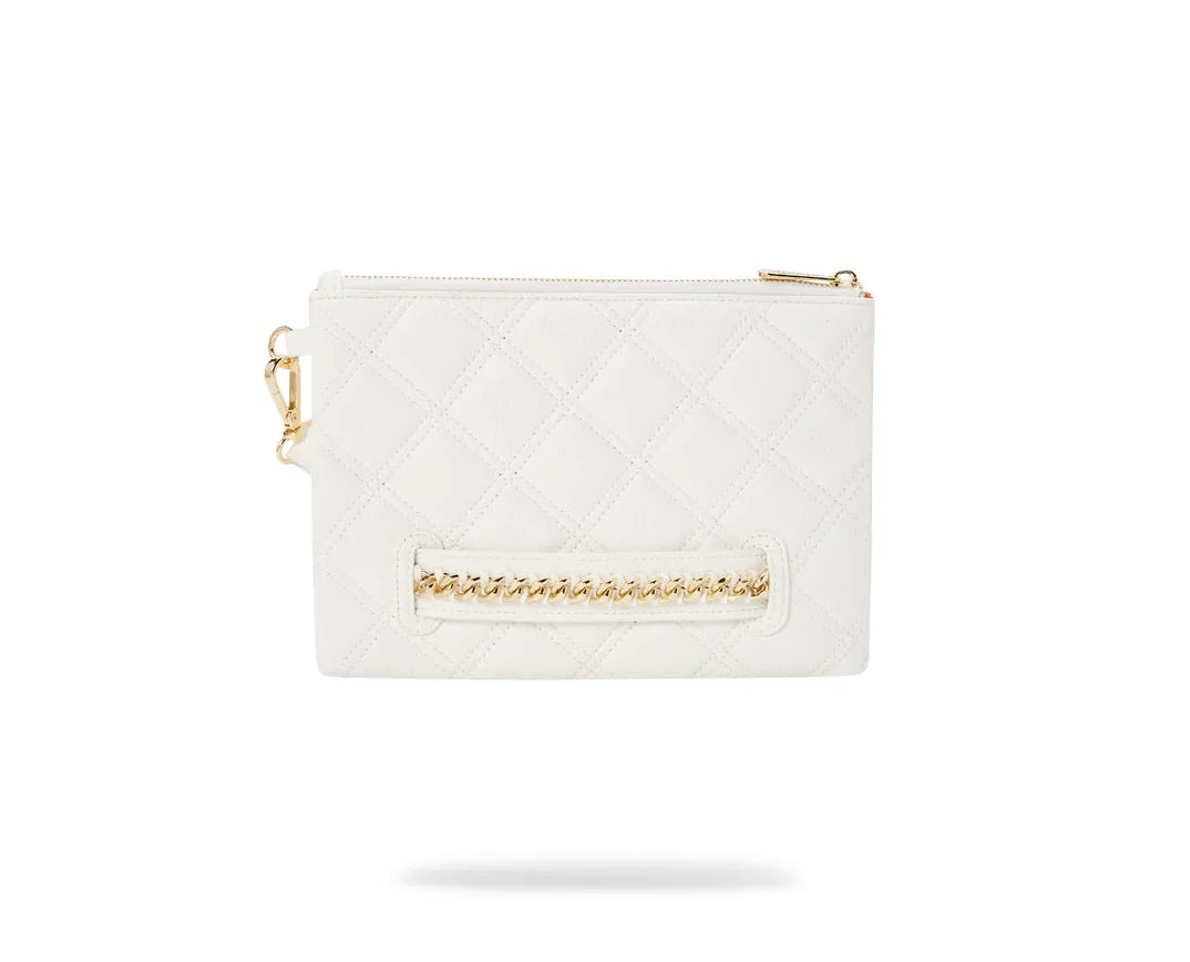 BOLSO POCHETTE RIVIERA WHITE GOLD - BLANCO - SPRAYGROUND | 910B4279NSZ