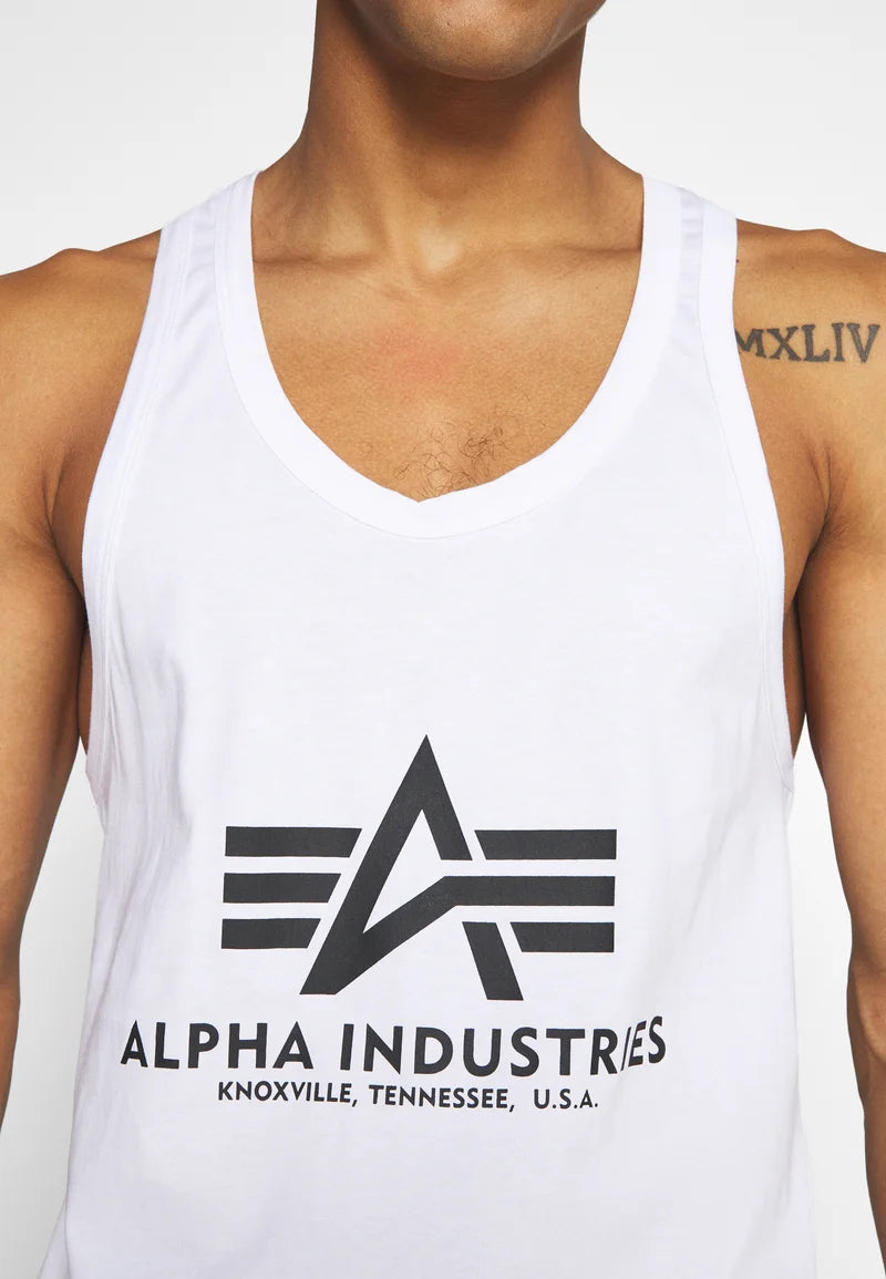 CAMISETA BÁSICA SIN MANGAS - BLANCO - ALPHA INDUSTRIES | 126566