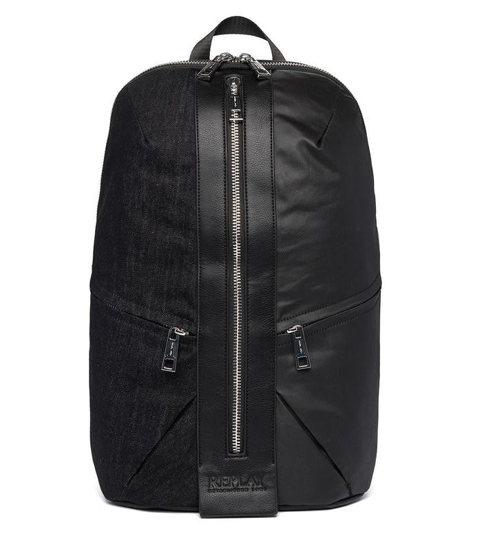 MOCHILA DE DENIM - BLACK - REPLAY