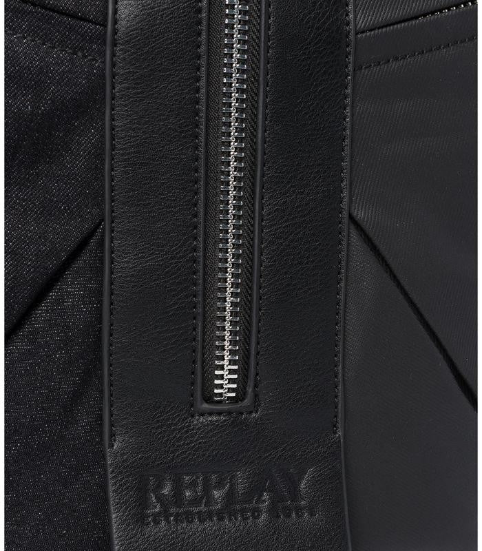 MOCHILA DE DENIM - NEGRO - REPLAY | FM3476.000.A0013Q