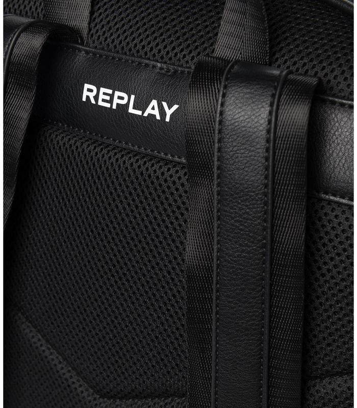 MOCHILA DE DENIM - NEGRO - REPLAY | FM3476.000.A0013Q