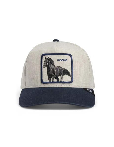 GORRA TRUCKER CABALLO "ROGUE" - BEIGE/AZUL - GOORIN BROS THE FARM ANIMALS | 101-1966