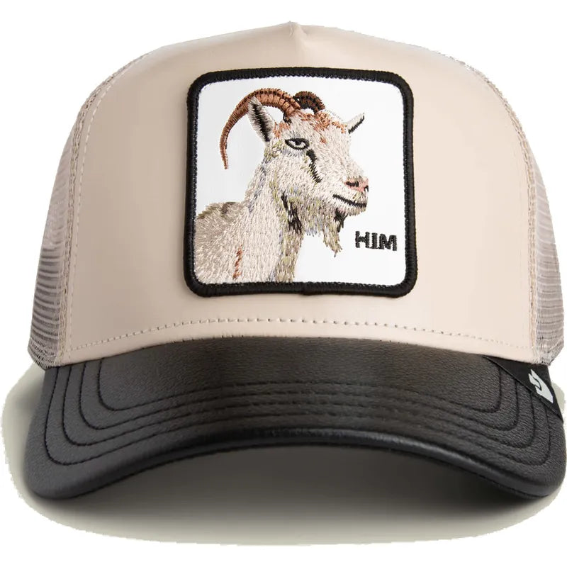 GORRA TRUCKER CABRA "HIM" - BEIGE - GOORIN BROS THE FARM ANIMALS | 101-2502