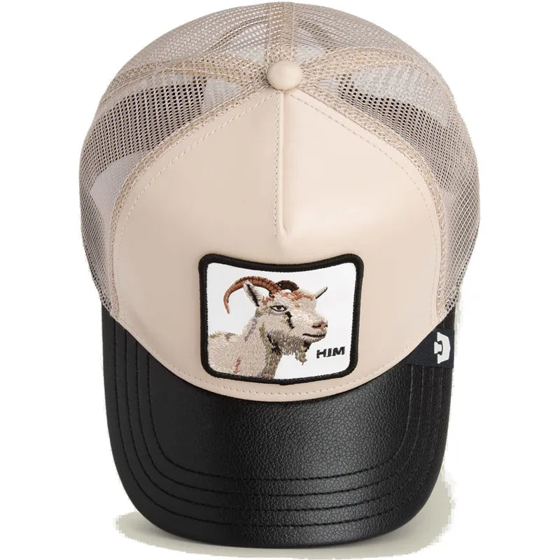 GORRA TRUCKER CABRA "HIM" - BEIGE - GOORIN BROS THE FARM ANIMALS | 101-2502
