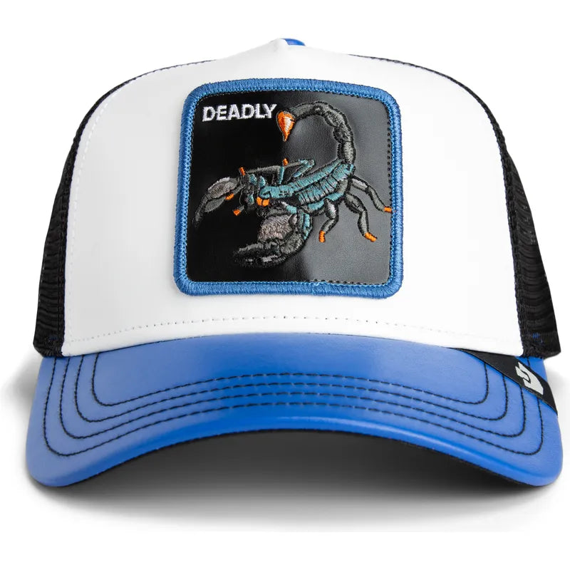 GORRA TRUCKER SCORPION "COURTSIDE DEADLY" - AZUL/BLANCO - GOORIN BROS THE FARM ANIMALS | 101-2441